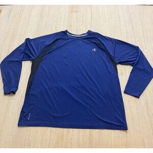 Champion Gear Blue Long Sleeve Vapor Power Flex Size 2XL Men’s